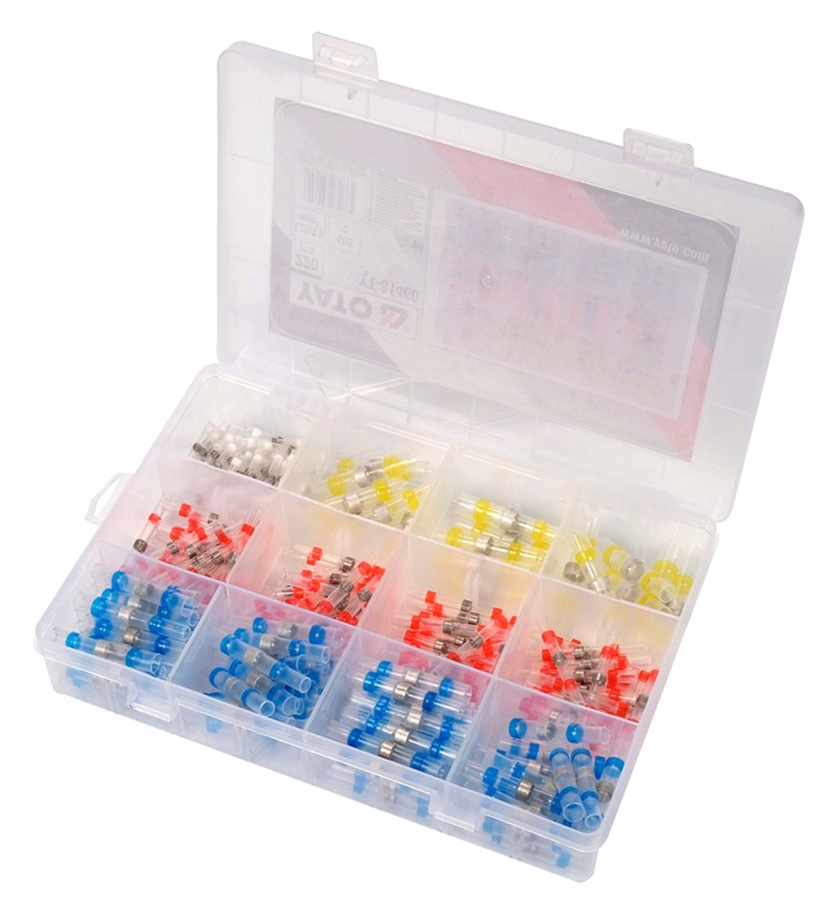 НАБОР ТЕРМОУСАДОЧНЫХ РУБАШЕК С ОЛОВОМ 220 ШТ.