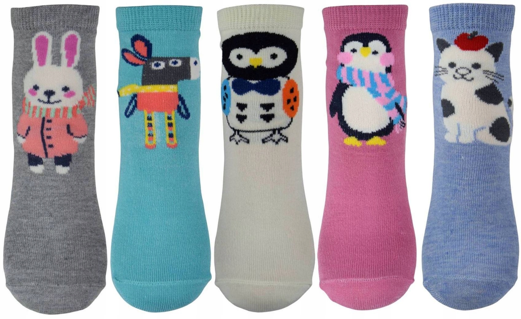 

Skarpetki Dziecięce Bawełniane kom 5 par roz 31-34