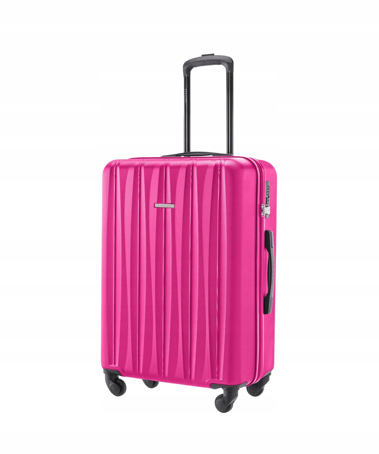 Walizka Średnia Podróżna Na Kółkach Abs Twarda Puccini Różowa ABS021B-3A