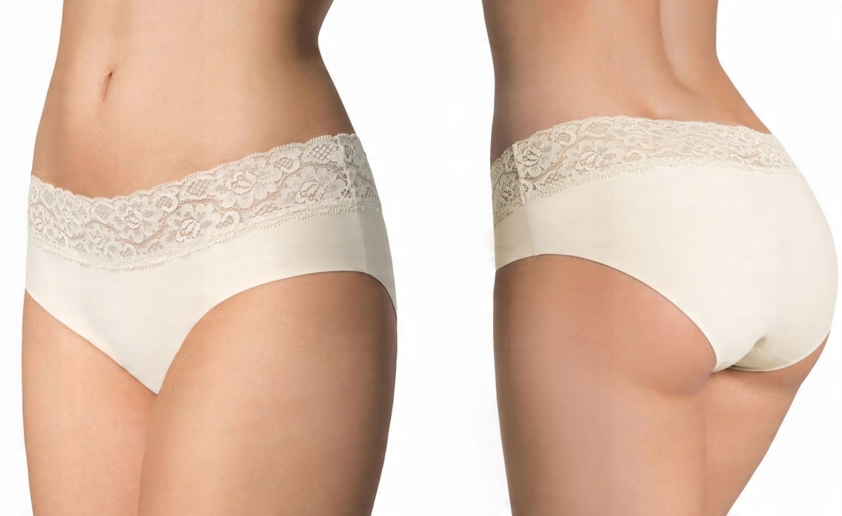 

Julimex figi bezszwowe Hipster Panty L białe