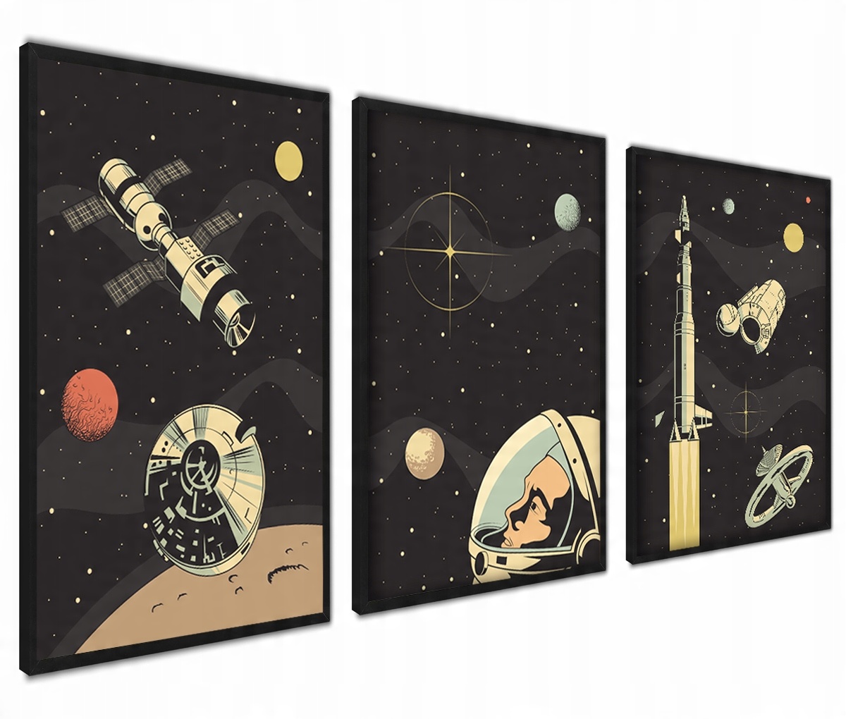 

Plakaty Obrazki Kosmos Planety Zestaw 50x70cm