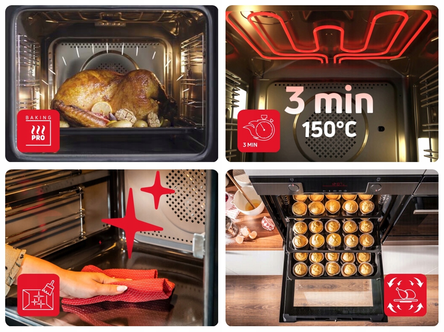 Zestaw RETRO AGD AMICA ED17319W + OKC6212RM + PI6501 Beżowy z indukcją Kod producenta ED17319W + PI6501 + OKC6212RM