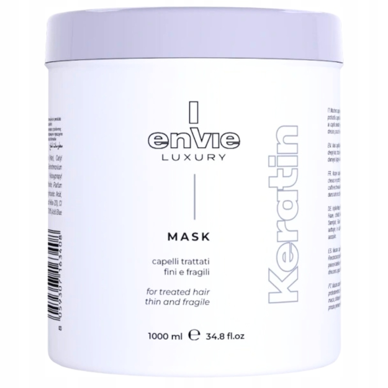 Keratinová maska po keratinovém narovnání vlasů Envie Keratin 1000 ml