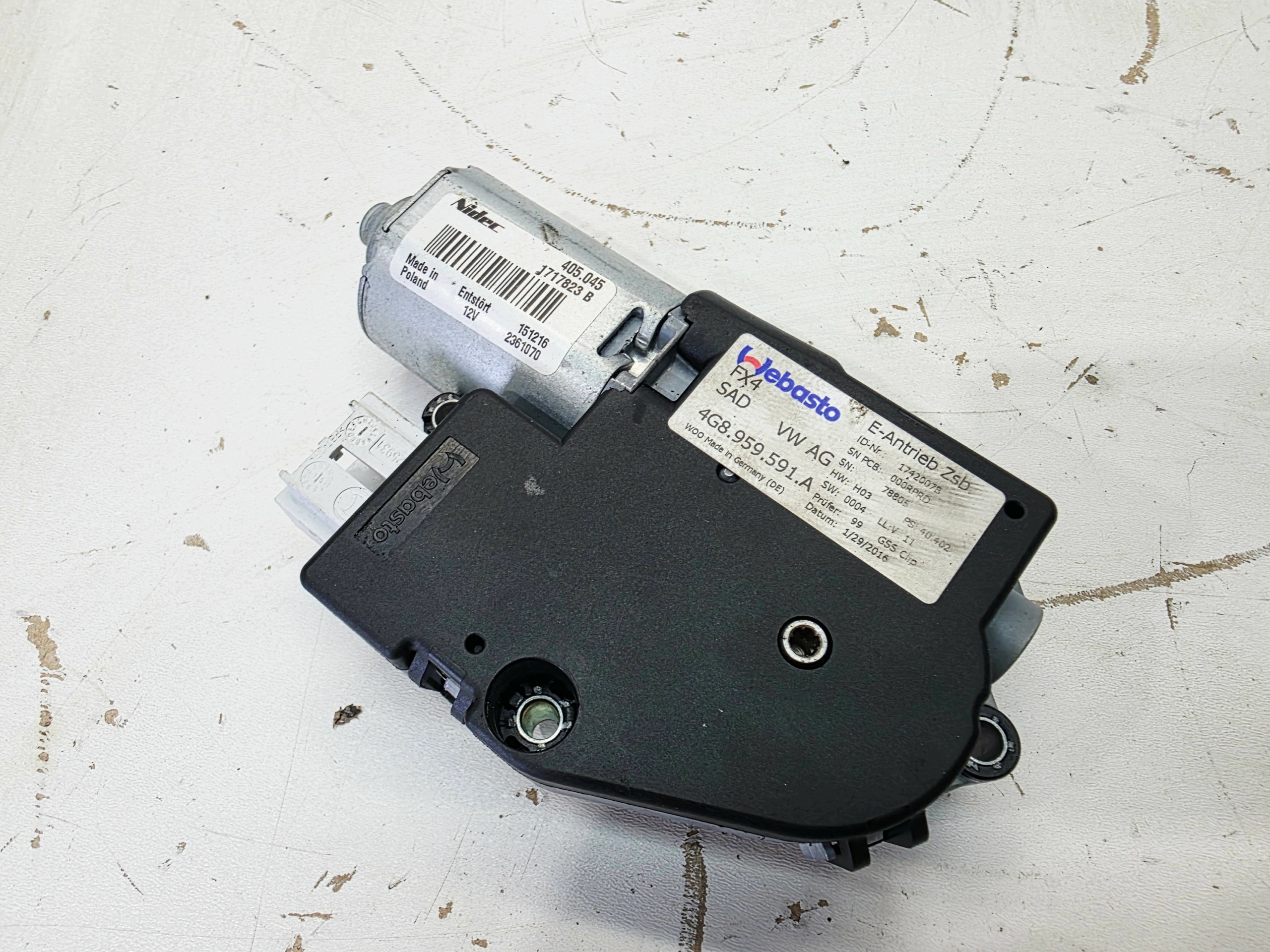 Motor Schiebedach AUDI A6 C7 A7 4G8959591A