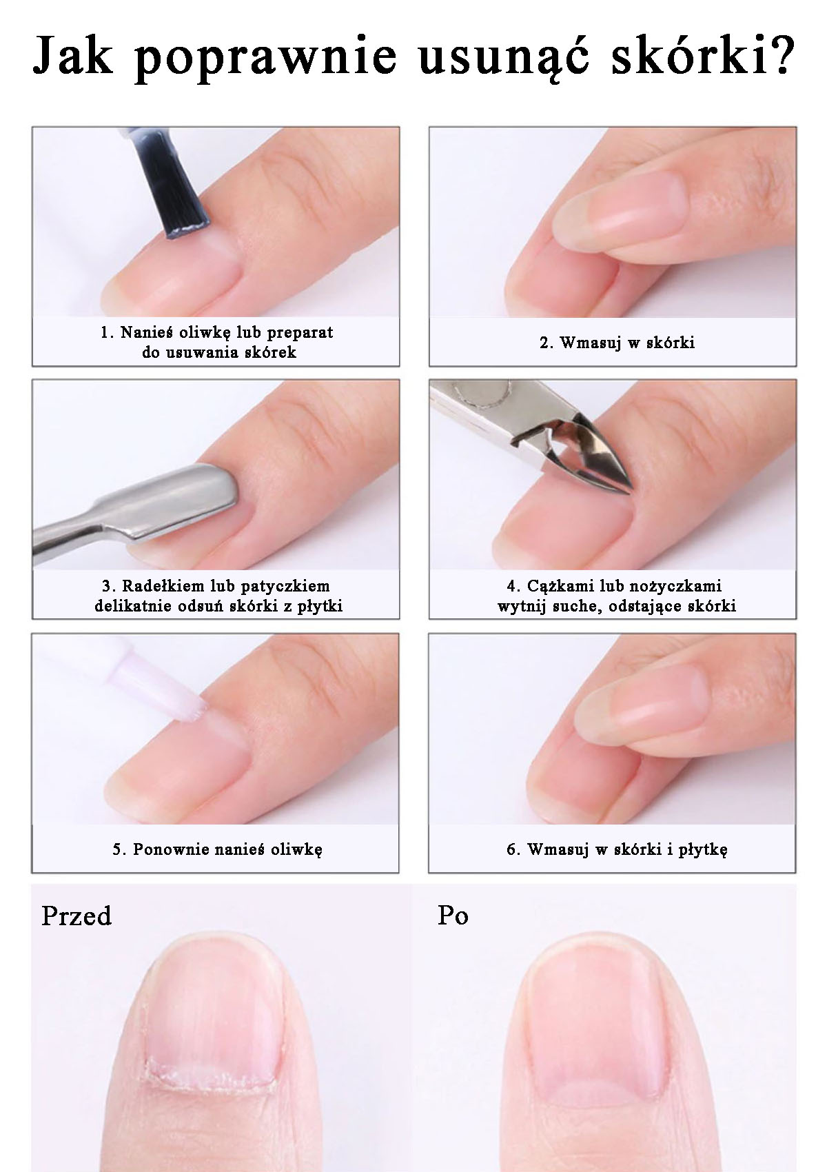 Sunone CUTICLE REMOVER preparat do skórek 5 ml Przeznaczenie do skórek