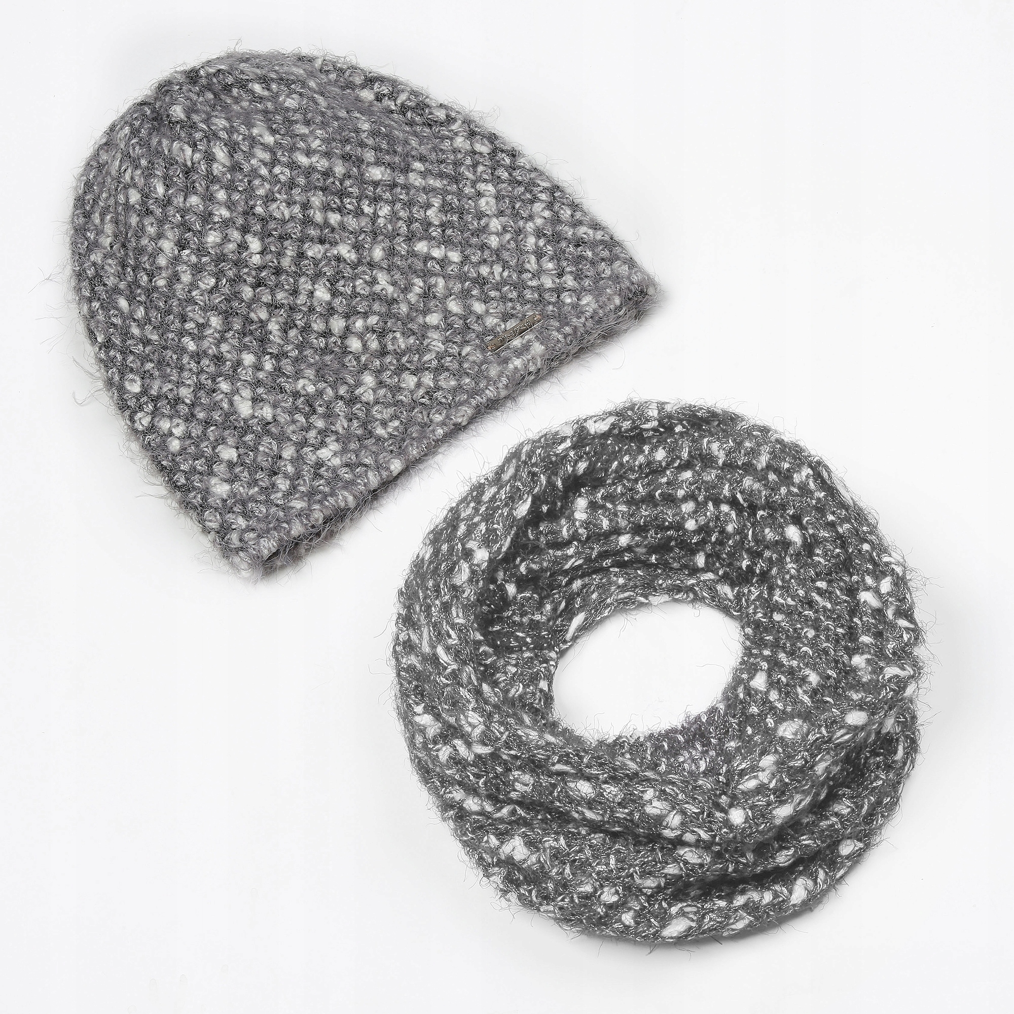 KOMPLET JESIENNY ZIMOWY DAMSKI CZAPKA KOMIN MAJKA Model Z-04