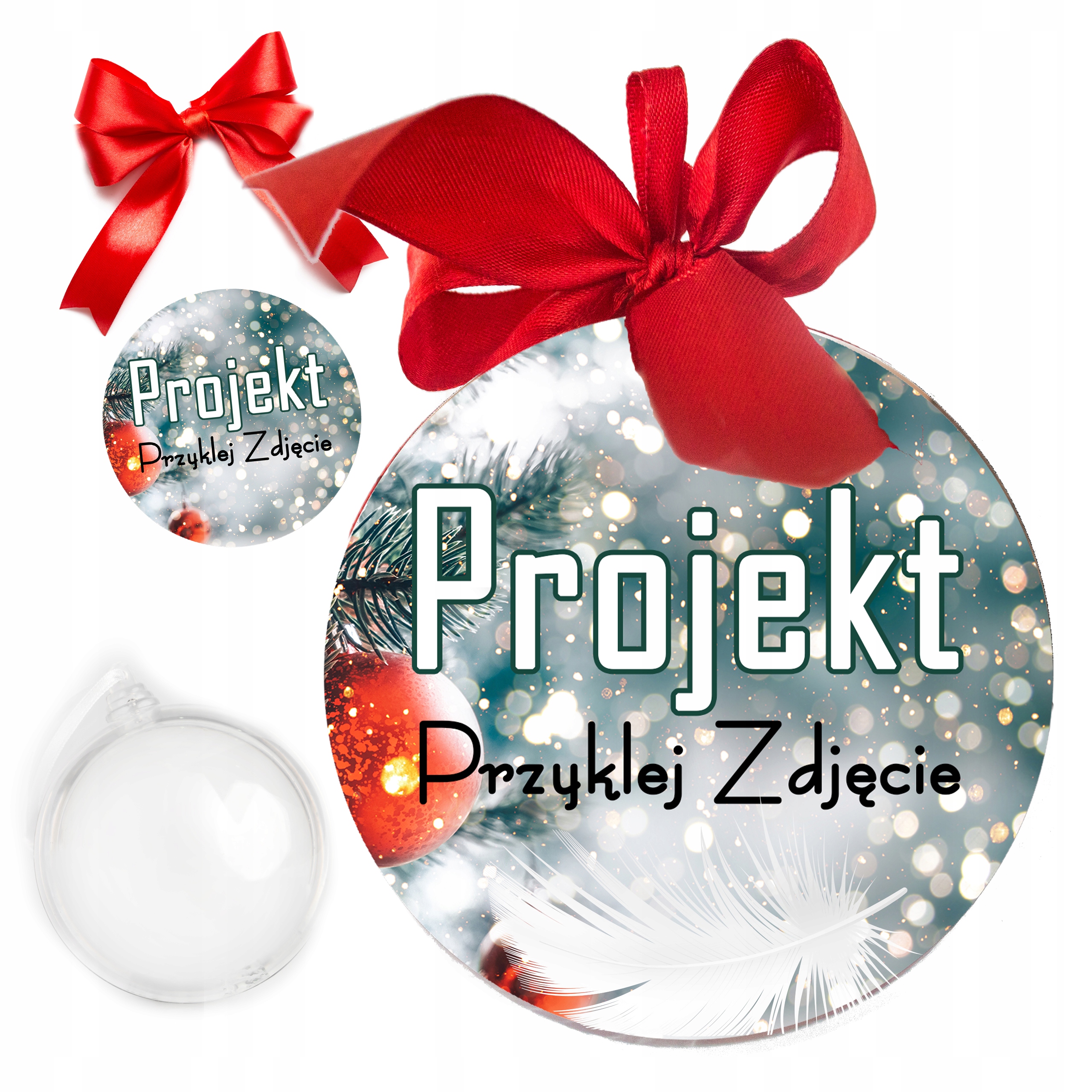 

Bombka Ze Zdjęciem Zestaw Diy stwórz