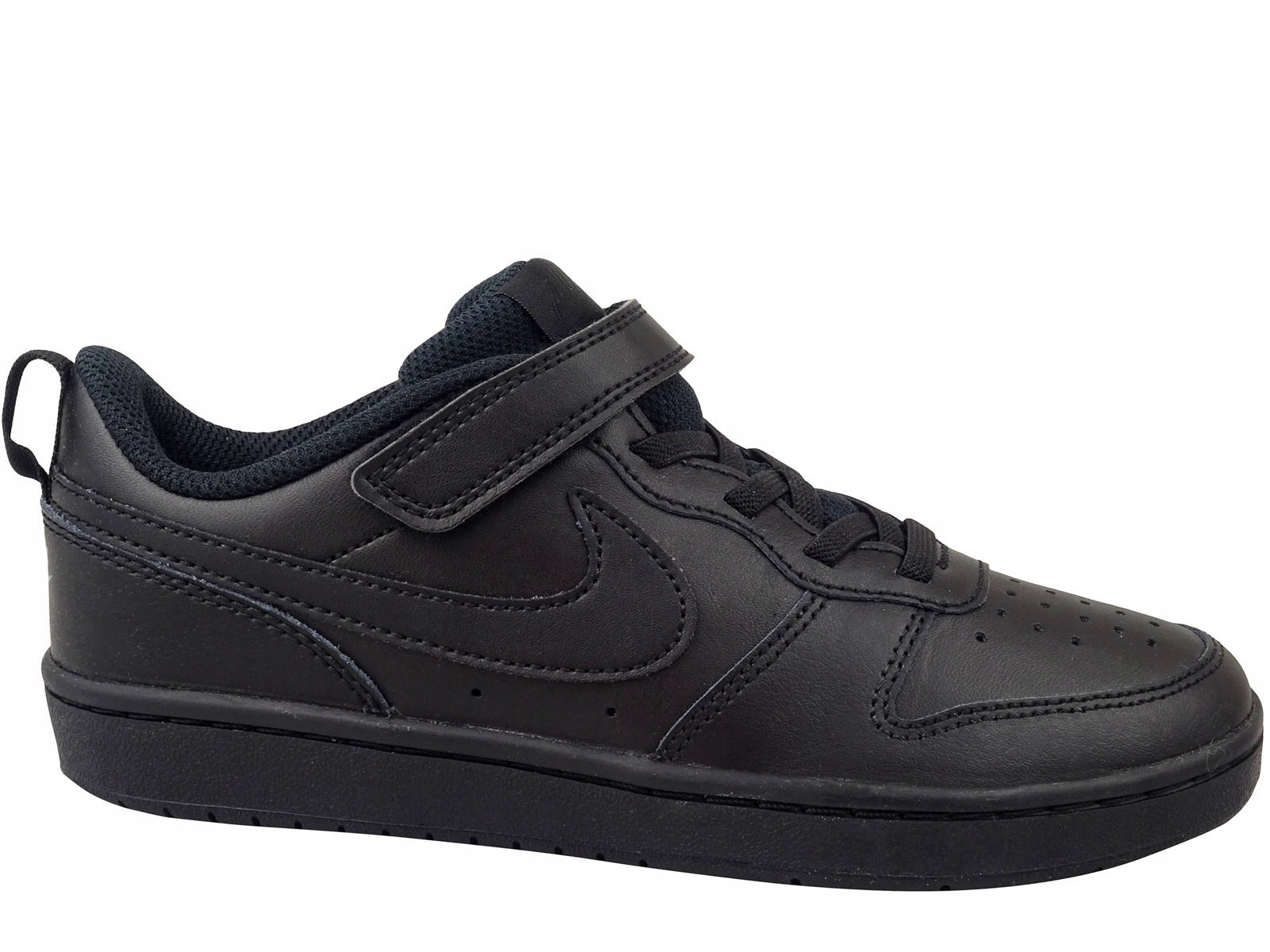 Nike Court Borough Force Buty Czarne Na Rzep