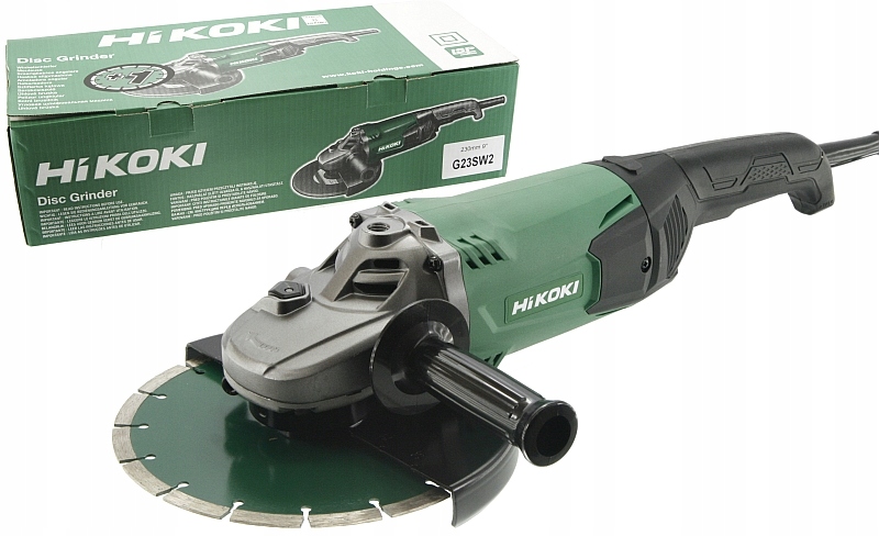 

Hikoki Szlifierka kątowa 230 2200w G23SW2 +tarcza