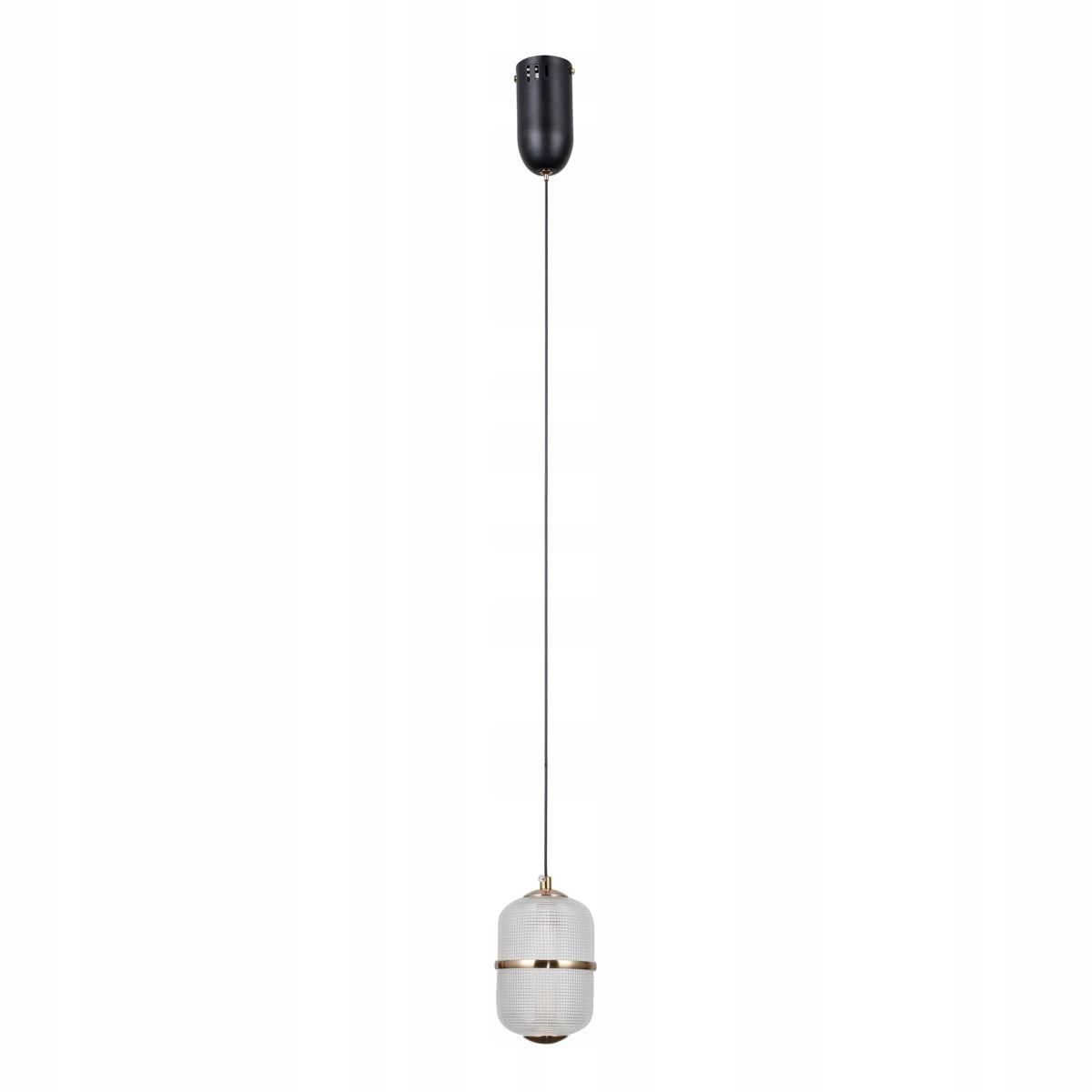 Lampa Pendel Led Alani Moderní černá 6W teplá bílá pro kabinet Italux