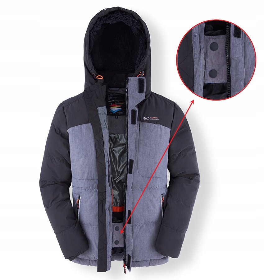 KURTKA ZIMOWA NARCIARSKA MĘSKA MEMBRANA CANADA XXL Kod producenta CANADA19 KURTKA SNOWBOARDOWA NARCIARSKA