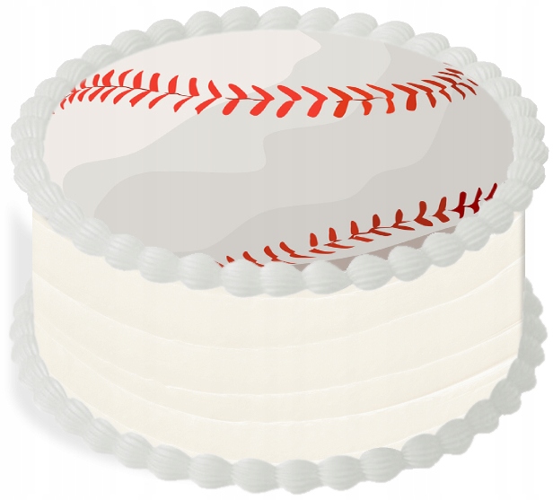 Levně oplatek na dort 14 cm Sport Míč Baseball Party