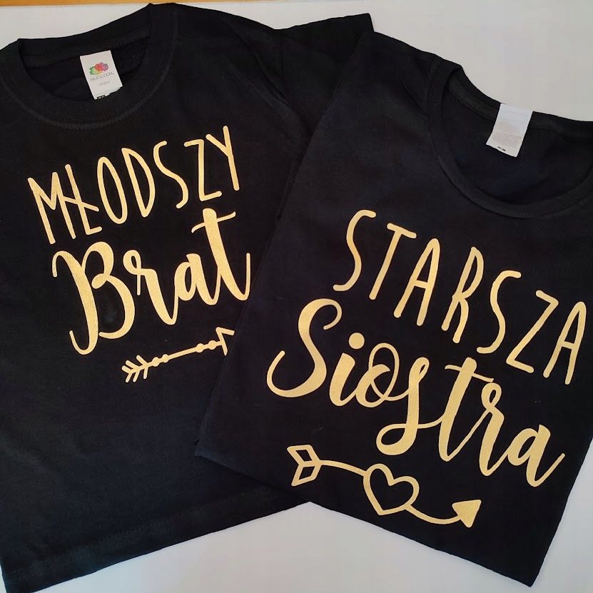 

Zestaw Koszulek Dla Dzieci Młodszy Brat SIostra