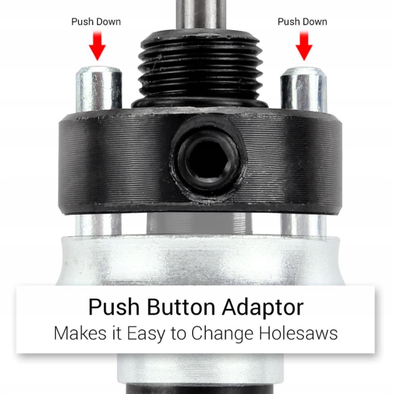 Adapter uchwyt do otwornic PIRANHACUT Stan opakowania oryginalne