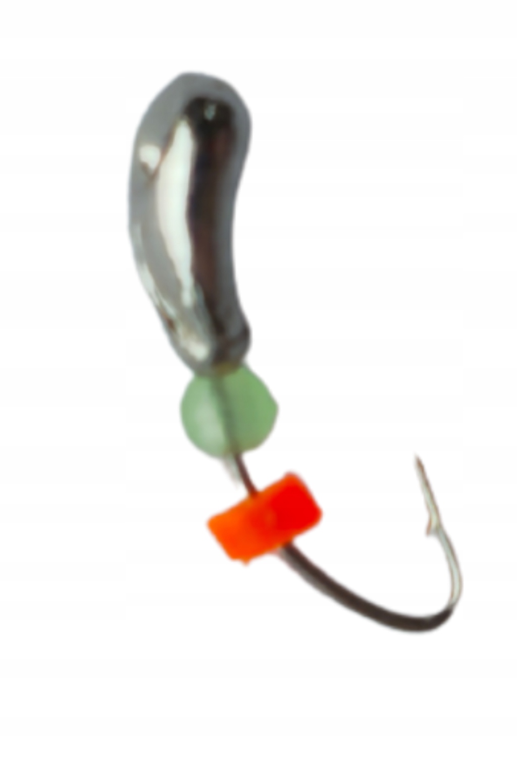 Mormyszka Wolframowa Typ Banan Kolor Srebrny – 0,12 g, 0,9 cm – B9