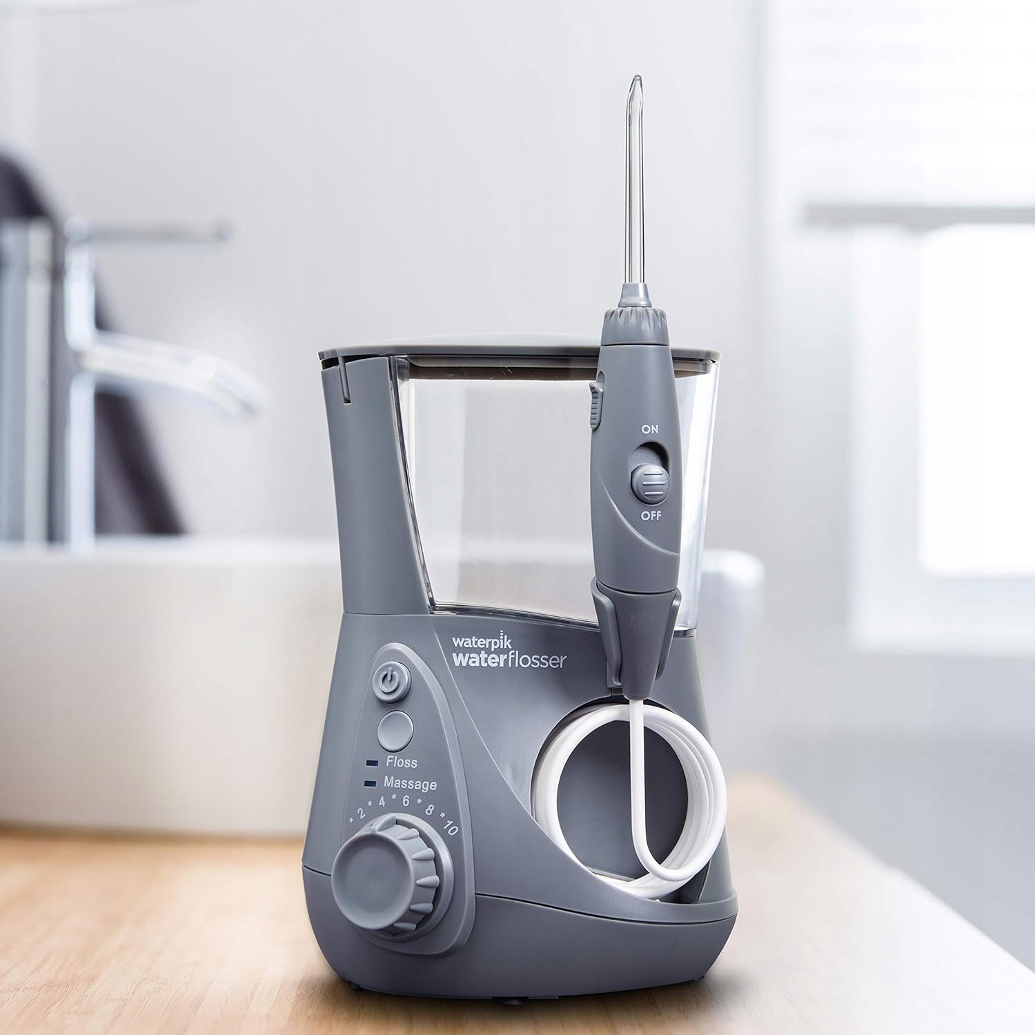 WATERPIK Ultra Professional Irygator Do Zębów 7 Końcówek Szary WP-667EU — miniatura 11