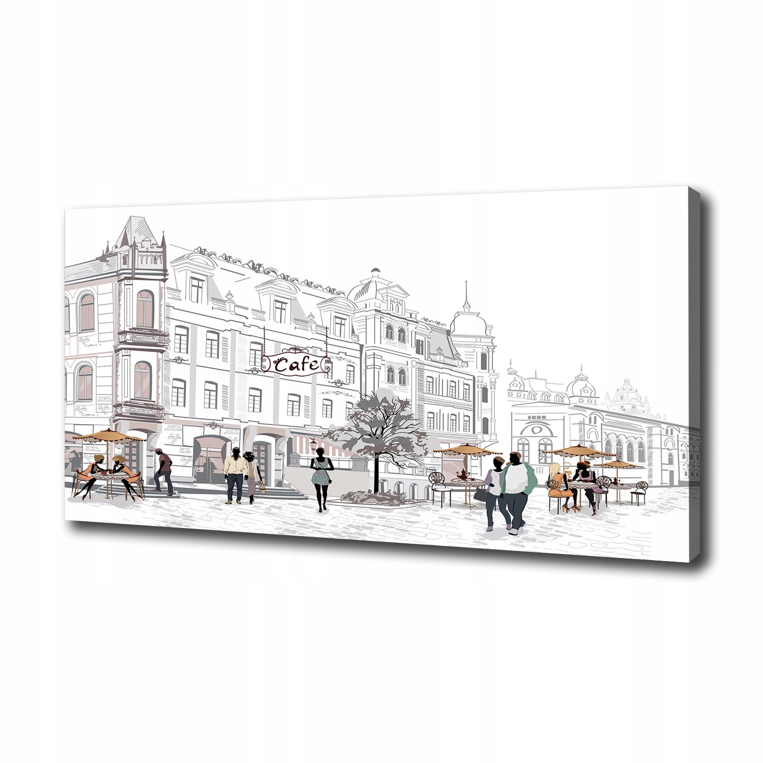 

Duży foto obraz na płótnie Stare miasto 100x50 cm