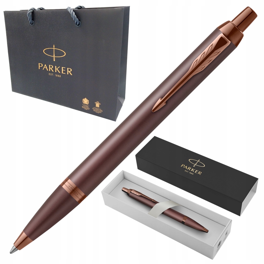 Długopis Parker IM Professionals Monochrome Burgundy Etui Torebka