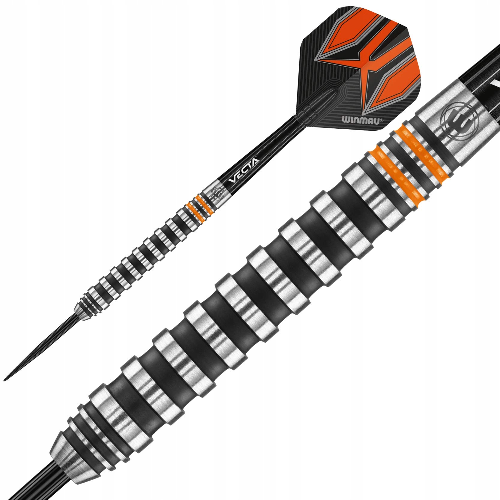WINMAU Fury 22g Rzutki Wolframowe Steeltip z Lotkami i Shaftami — miniatura 2
