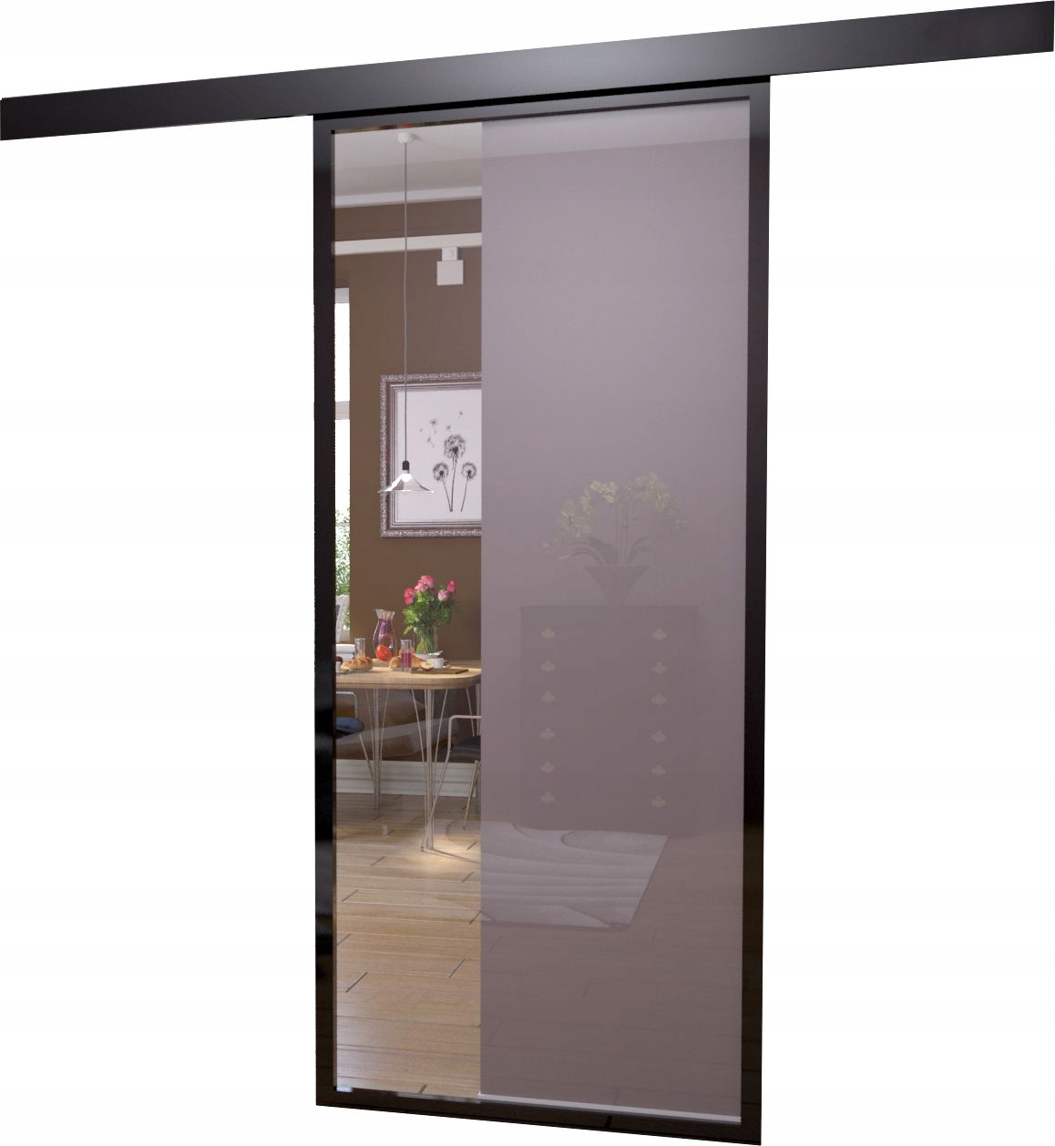 Drzwi Szklane Przesuwne System 75cm Float