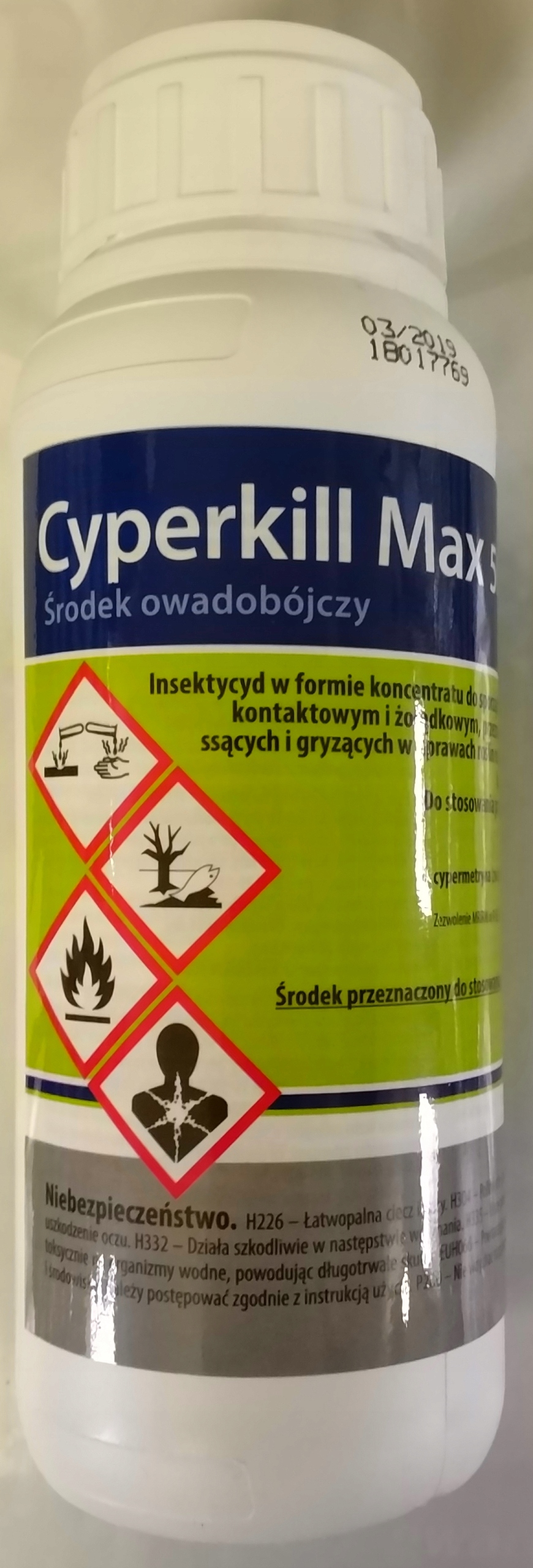

Owadobójczy Cyperkill Max 500EC 0,5l mszyca stonka