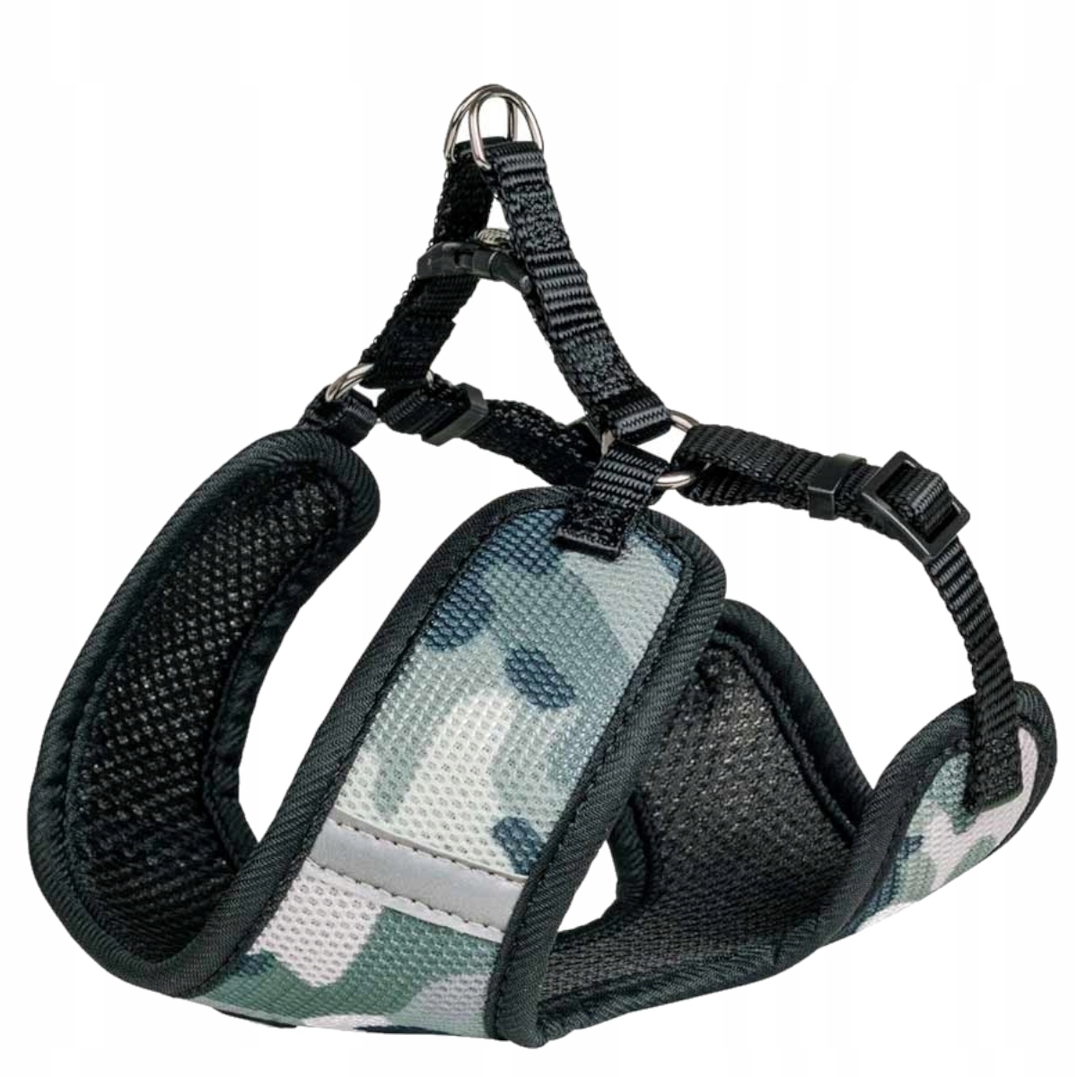 Levně Postroj pro psa Bezpečné Odrazky beztlakové měkké Nobby Mesh M