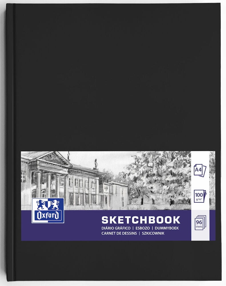 

Szkicownik Oxford Sketchbook Szyty A4 96 Kartek Cz