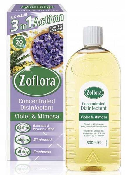 

Zoflora Koncentrat Dezynfekcja Violet Mimosa 500ml
