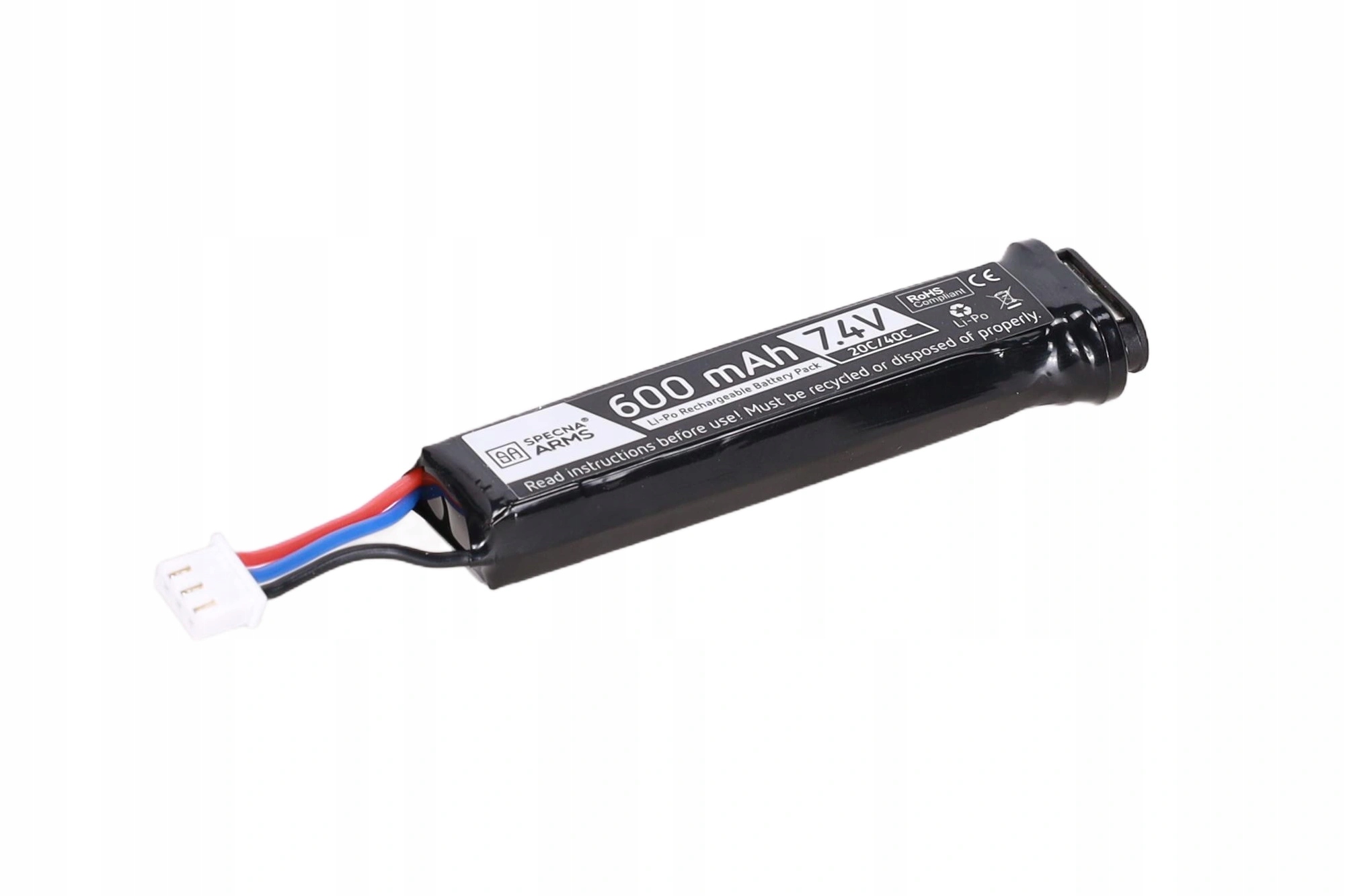 Akumulator Bateria LiPo Li-Po 600mAh 7,4V Cyma CM030 121 127 123 Replik Aep