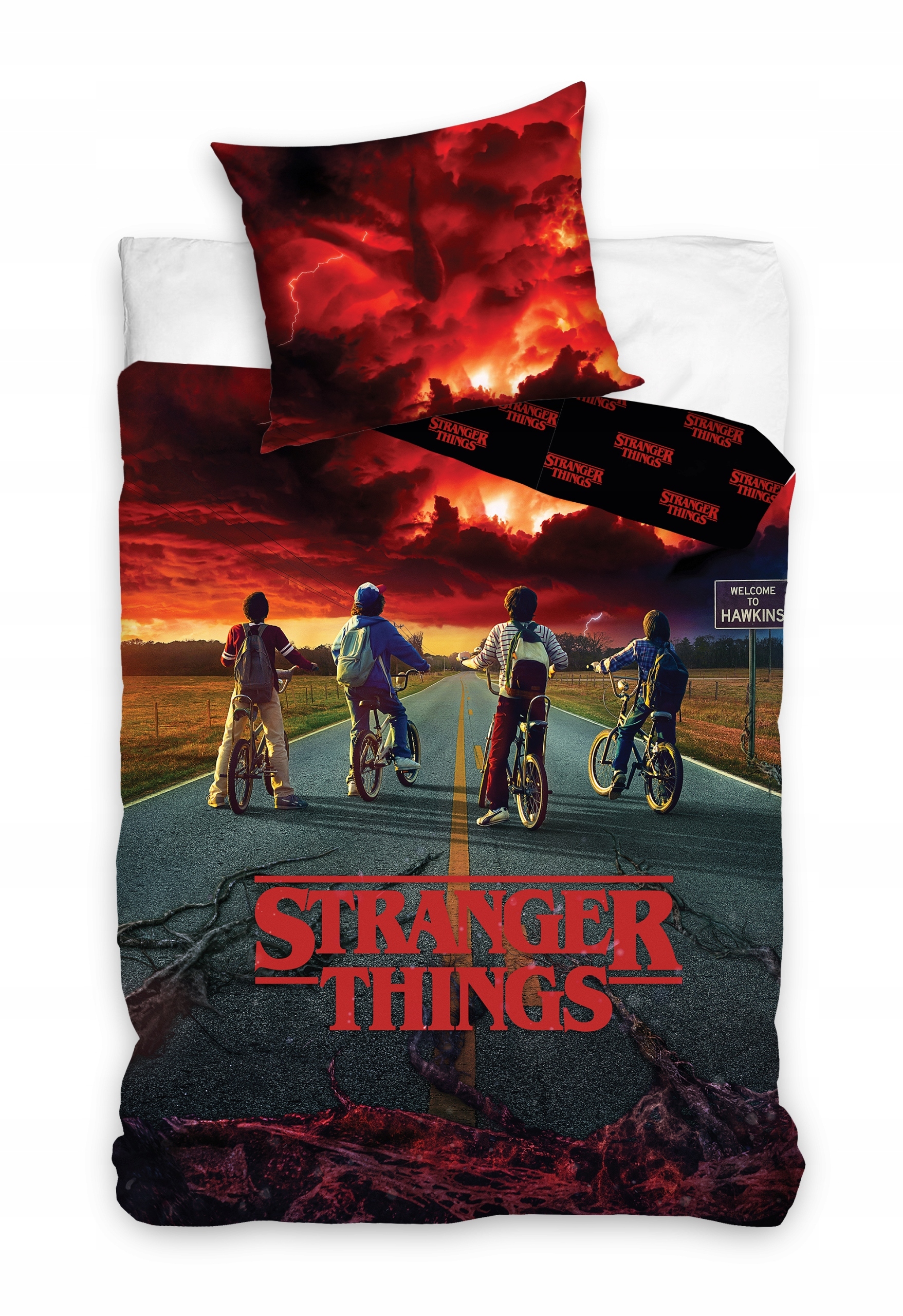 

Pościel bawełniana Stranger Things 160x200 cm