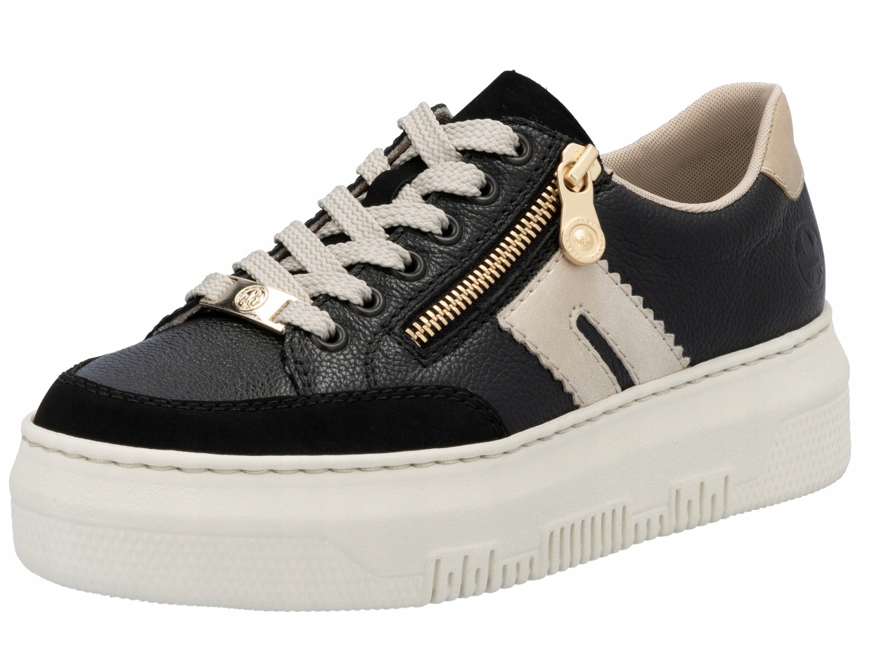 Rieker M1912-00 vel.41 černé polobotky tenisky