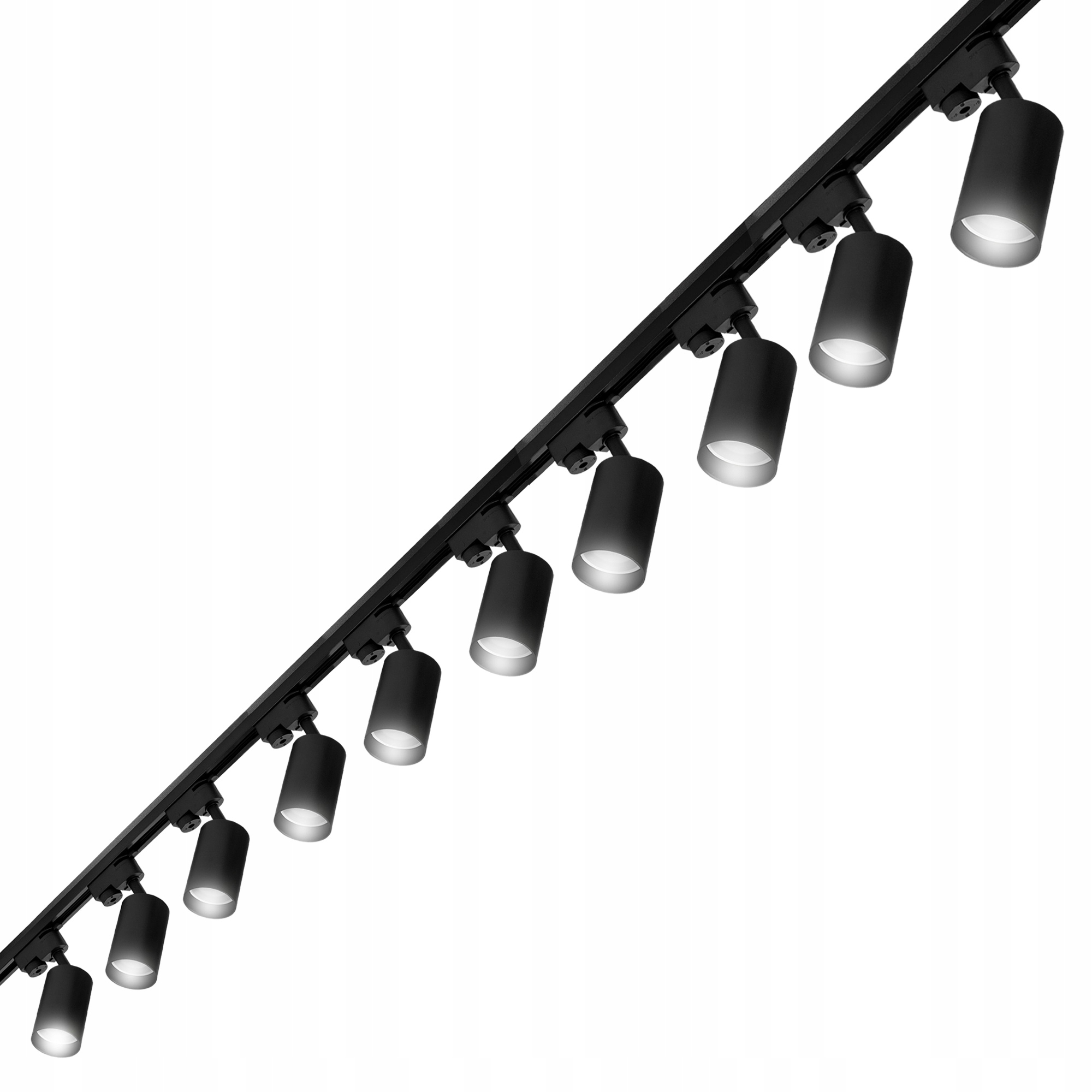 Zestaw Szynoprzewód Szyna 2m + 10x Lampa GU10 LED
