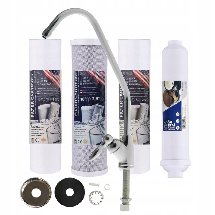 KRAN WYLEWKA POJEDYNCZA WKŁADY FILTR WODY RO5 RO6