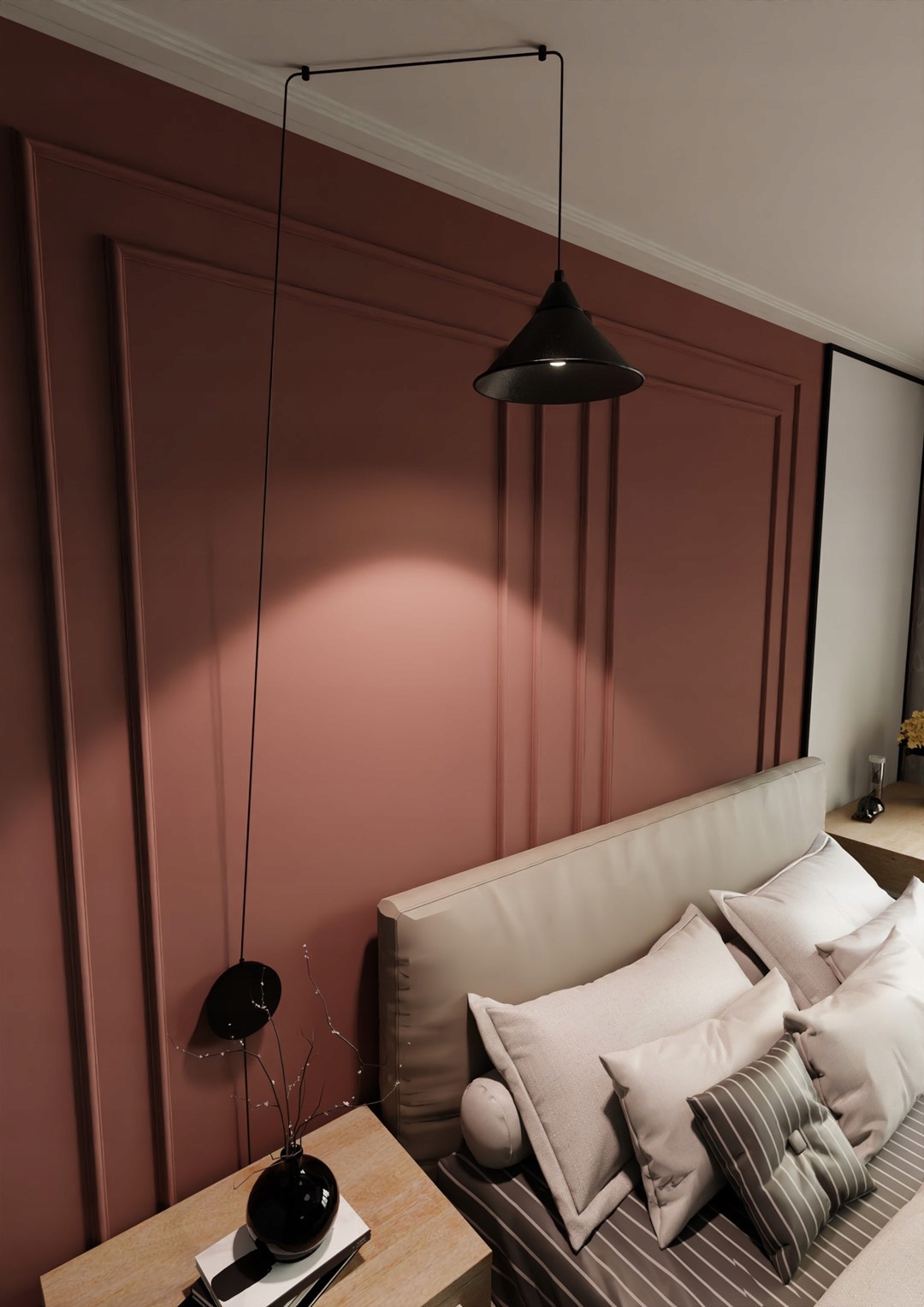 EMIBIG ABRAMO 1 BLACK Długość/wysokość 490 cm