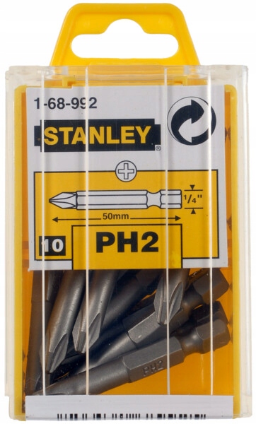 

Stanley Końcówka 1/4" PH2X50MM 10SZT 1-68-992
