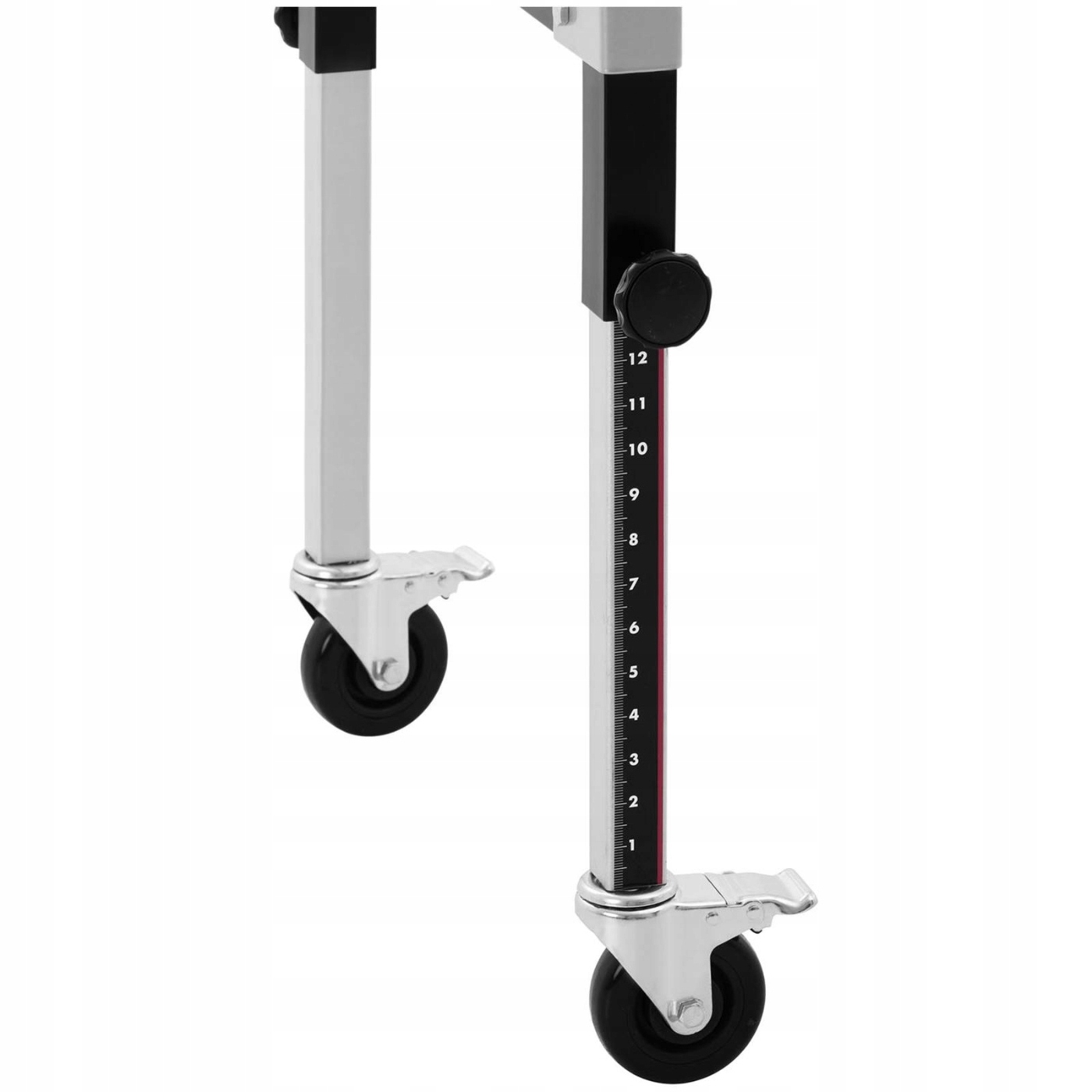 PODAJNIK ROLKOWY PRZENOŚNIK ROLKI NA KÓŁKACH 130kg Stan opakowania oryginalne