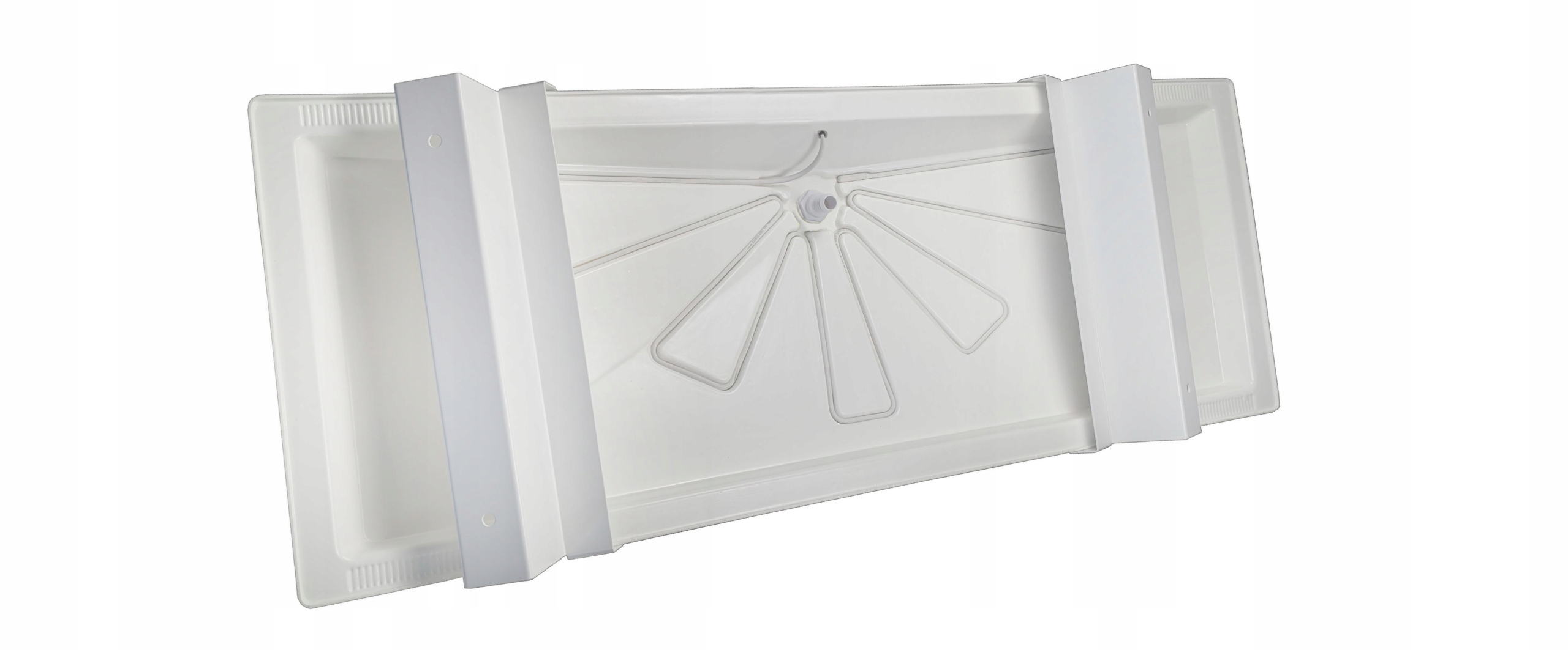 Vyhřívaná odkapávací miska s termostatem a úchyty 1050 x 400 mm