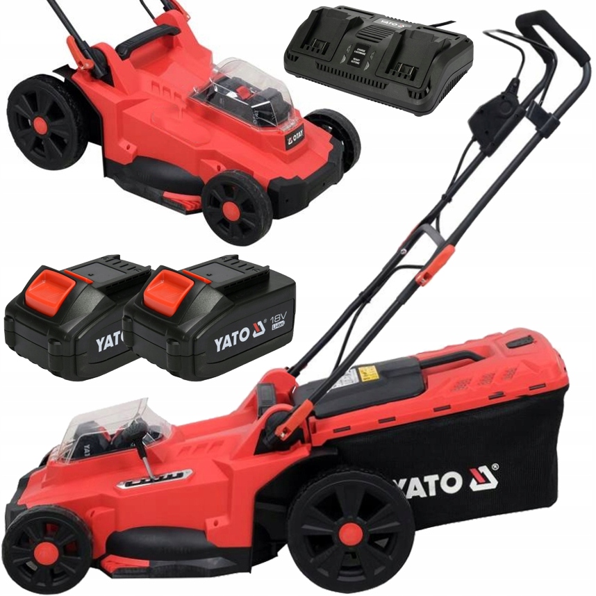 Yato Kosiarka Akumulatorowa Trawy Bezszczotkowa 36V 2x4Ah System 2x18V 43cm