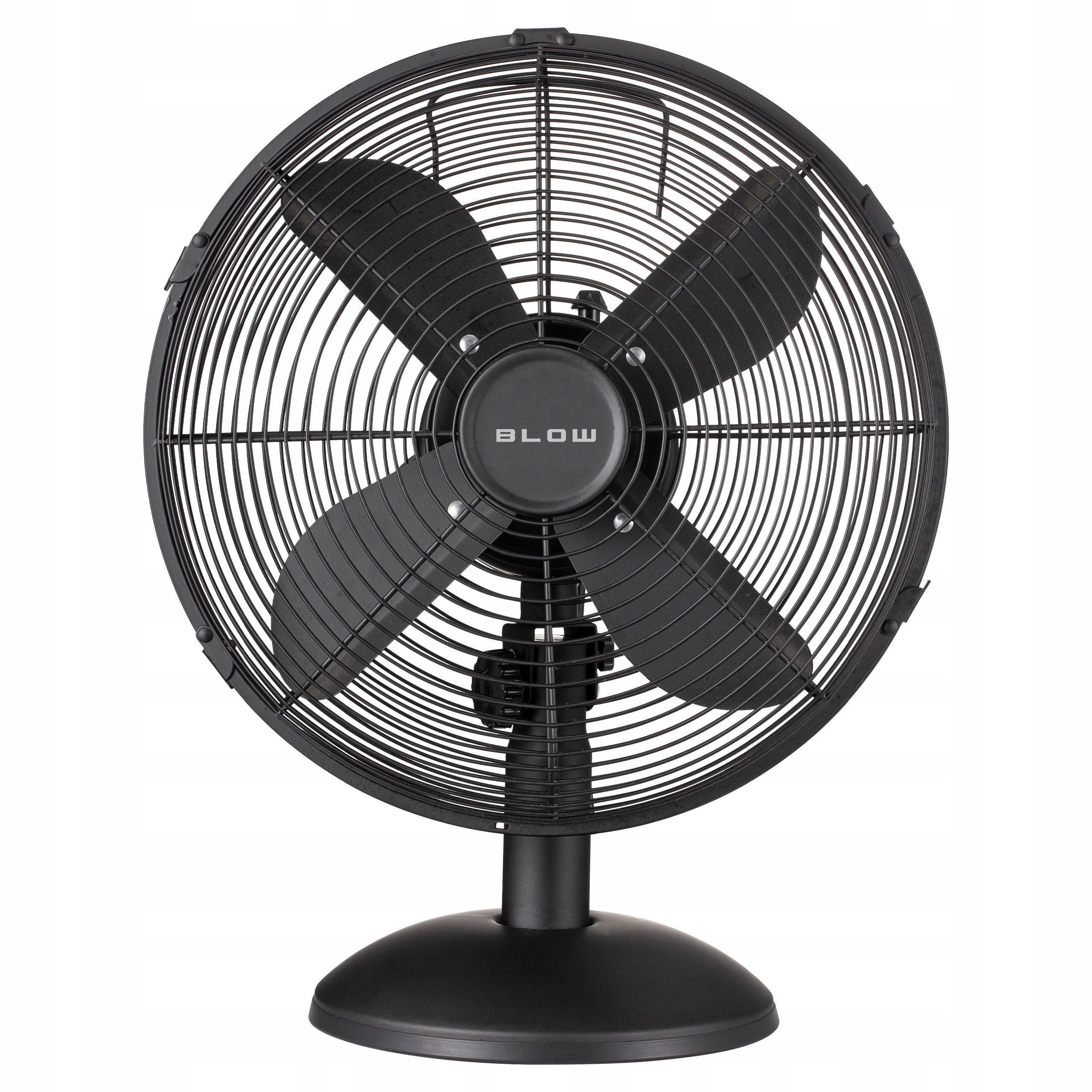 Stolní Ventilátor Stolní Stojanový Větráček Kovový Silný 50W Tichý 30CM