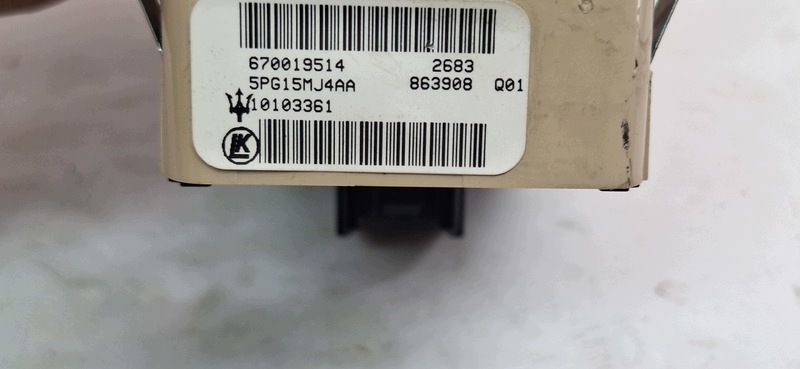 window control switch MASERATI QUATTROPORTE 670019514