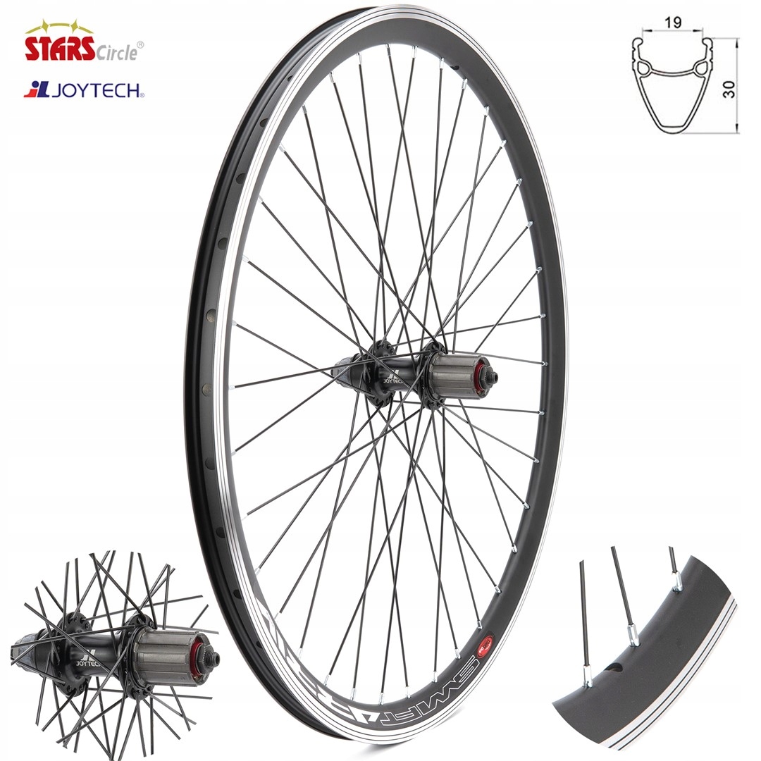 Koło 26 Tył V-brake/disc Kasete 7/8/9s Czarne