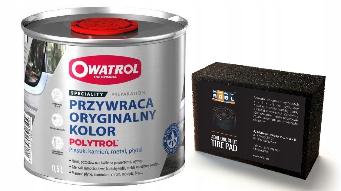 OWATROL POLYTROL 500ml Do Plastików Zewnętrznych
