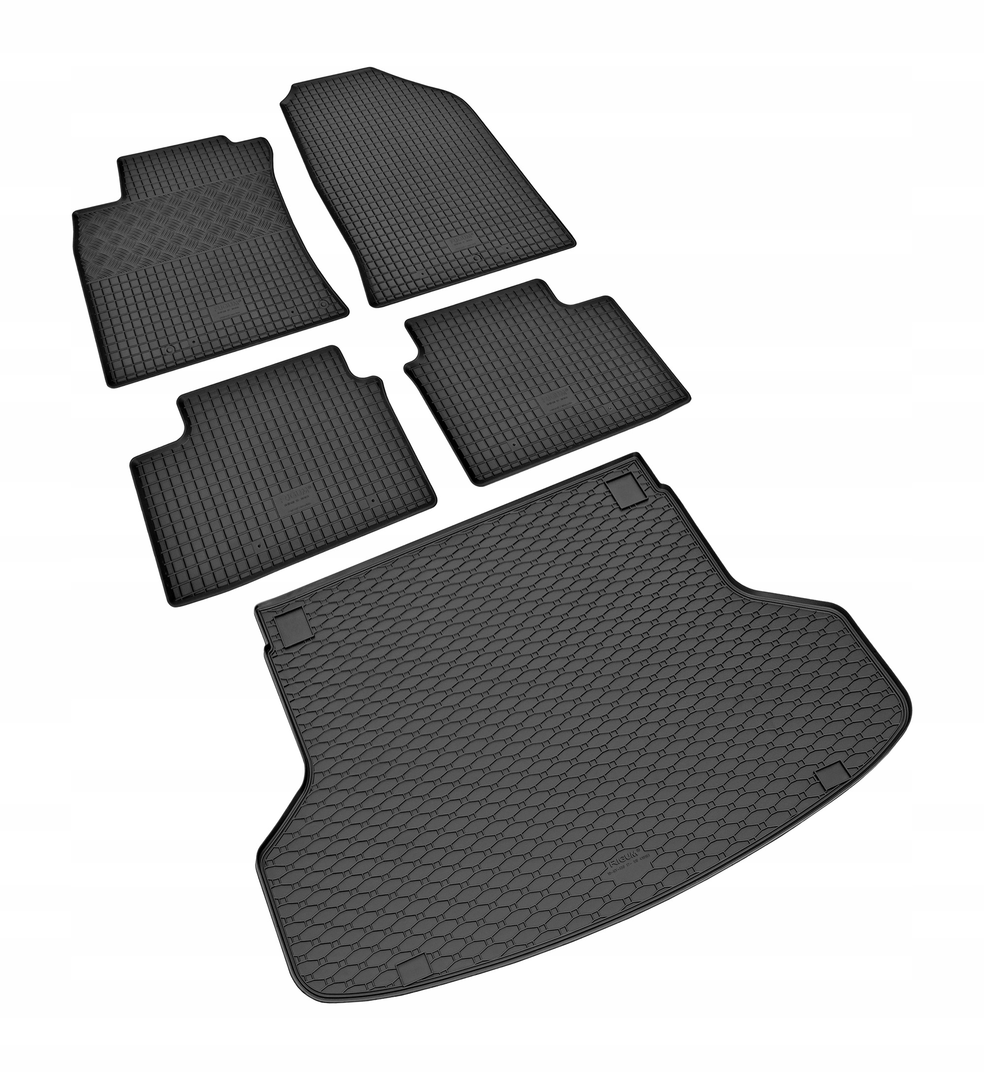 Zestaw dywaników do Hyundai i30 SW od 2017 - dywaniki gumowe i mata