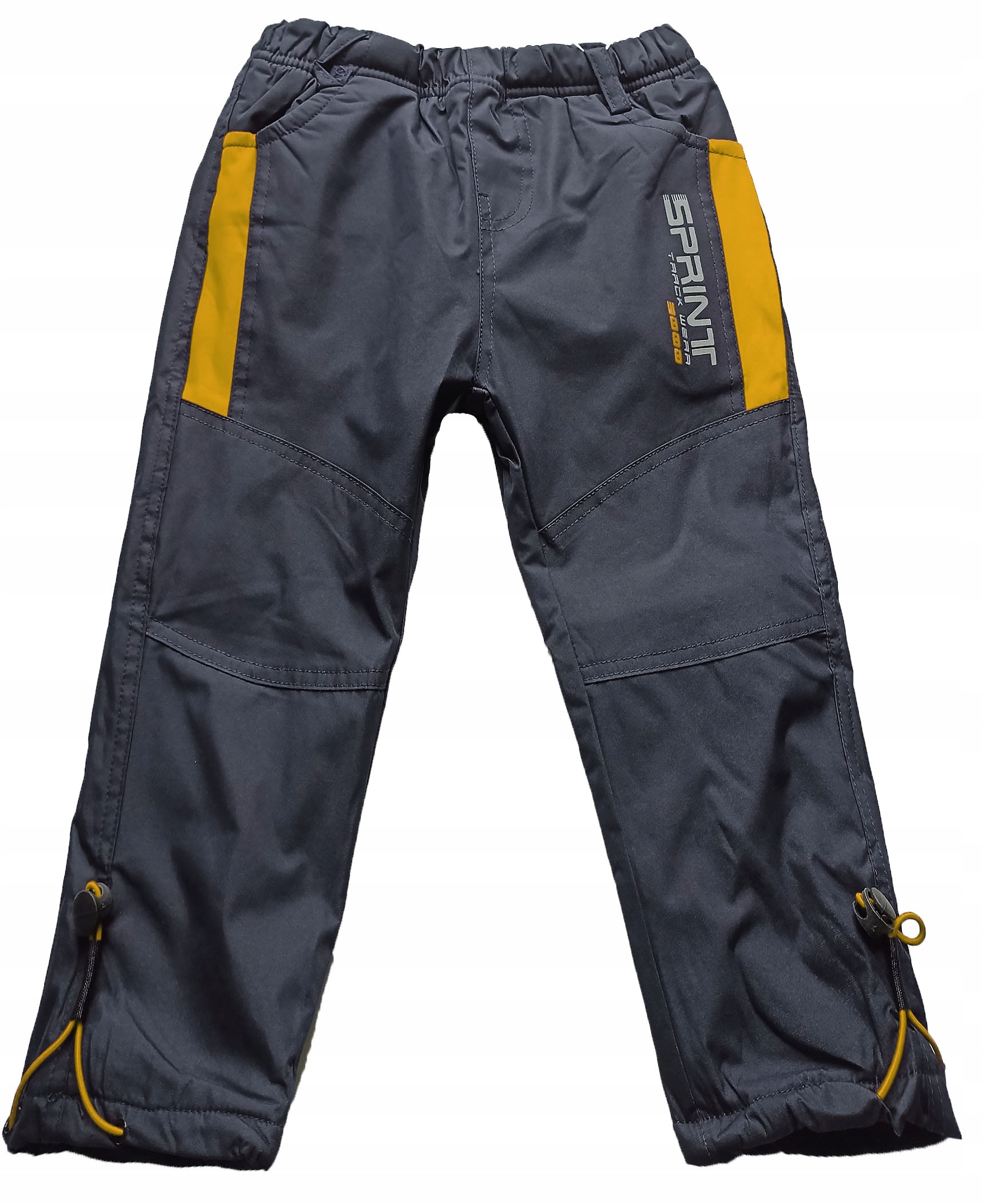 Spodnie zimowe dziecięce narciarskie z polarem narciarki stopery 80/86