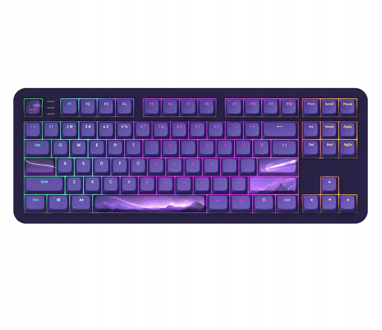 Klawiatura przewodowa Dark Project ALU87B Celestial Tkl G3MS Voidstone Rgb