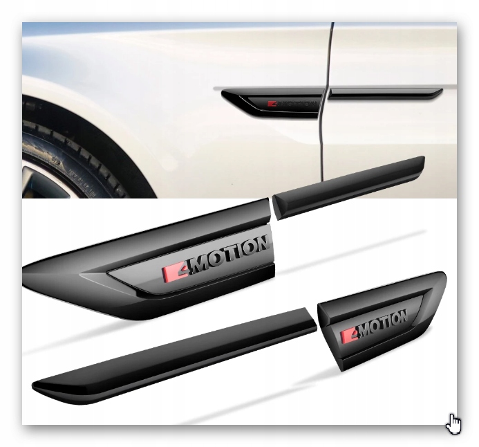 EMBLEMAT LOG ZNACZKI KOMPLET 4MOTION TIGUAN 4X4 Marka bez marki