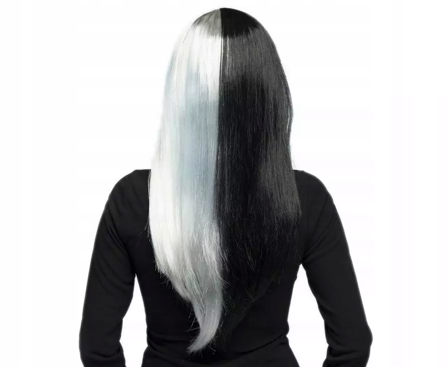 Ďáblova paruka černo-šedá