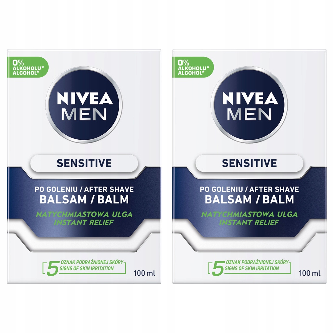 

Łagodzący balsam po goleniu Nivea Men Sensitive x2
