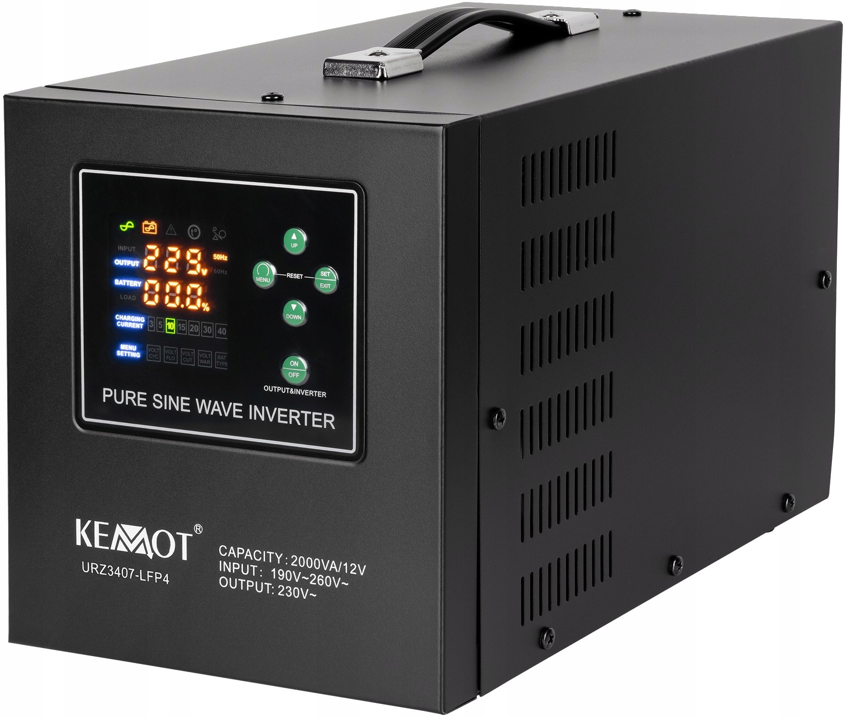 Awaryjne Zasilanie 2000VA/1200W Kemot URZ3407-LFP4
