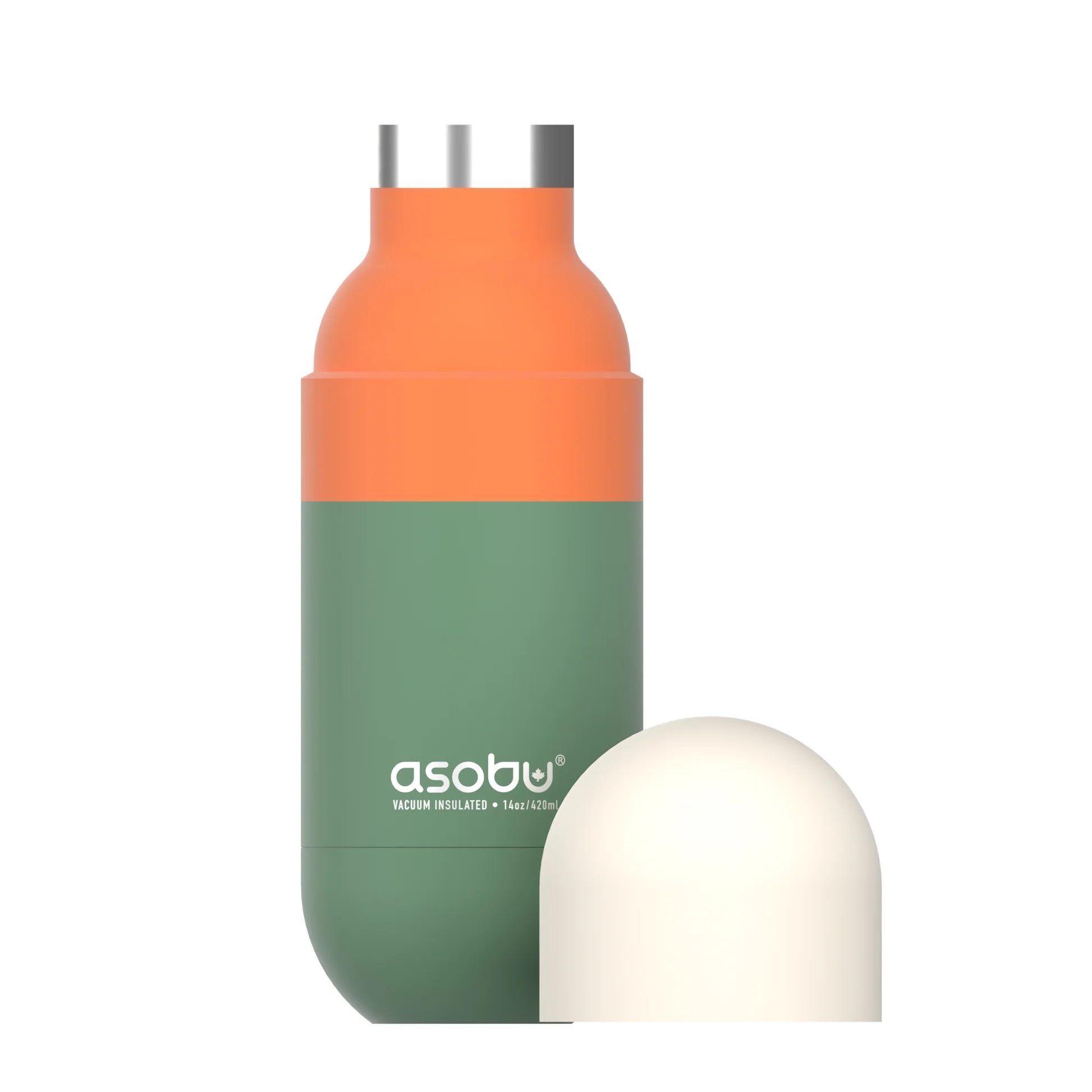 Butelka termiczna bidon Orb Asobu – pastel green 420 ml